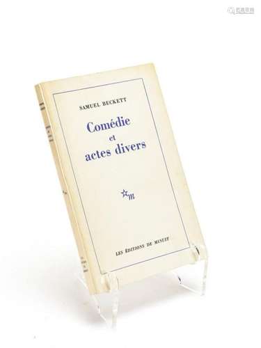 BECKETT (Samuel) : Comédie et actes divers. Paris,…