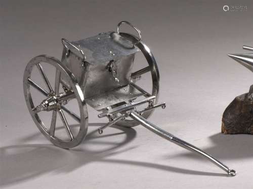 Maquette de prolonge d’artillerie miniature en aci…