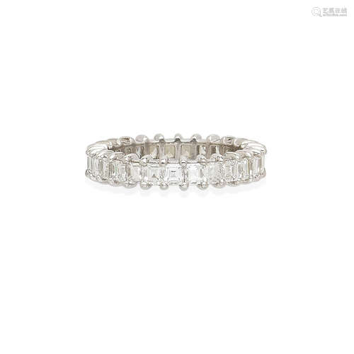 a diamond and platinum band