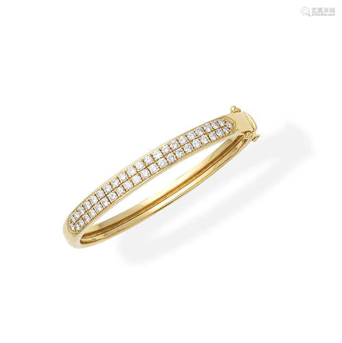 A diamond bangle