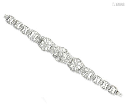 A diamond bracelet