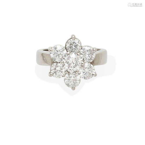 A Diamond cluster ring