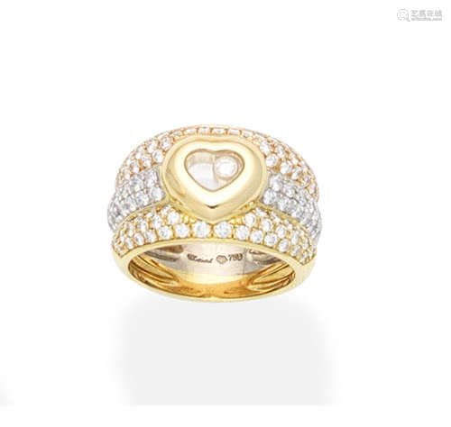 A 'Happy Diamonds' ring, by Chopard