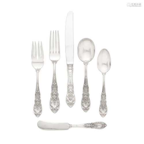 An American sterling silver partial flatware service  by International Silver Co., 20th century