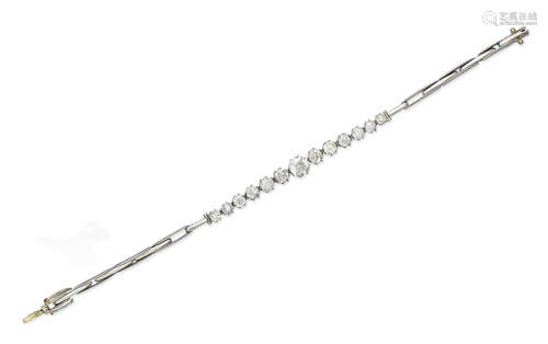 A diamond bracelet