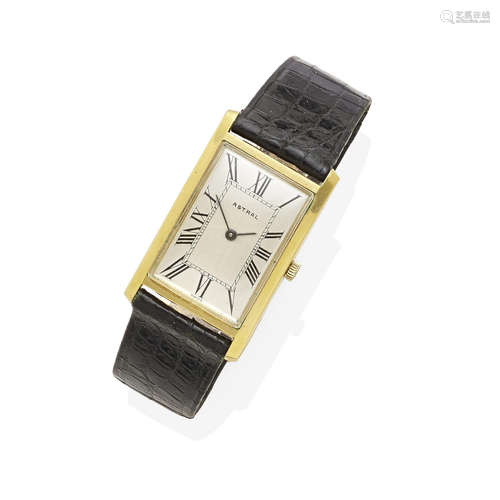 A Gilt Metal Wristwatch, Astral