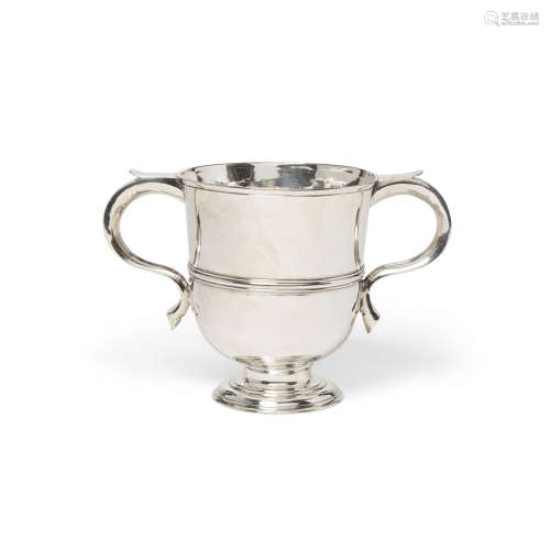 An English sterling silver loving cup  the mark of Henry Brind, London, 18th century