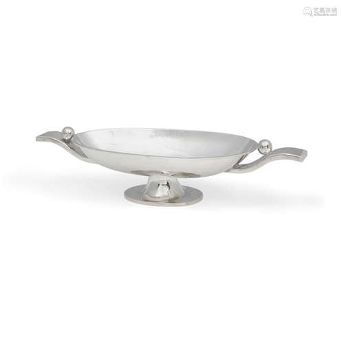 A Mexican sterling silver two-handled oval centerpiece  marked CLS, 20th century