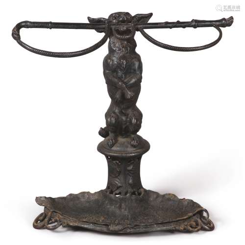 A CAST IRON COALBROOKDALE STICK OR UMBRELLA STAND, LATE 19TH CENTURY