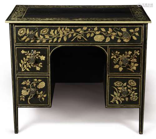 A PENWORK SMALL KNEEHOLE DESK