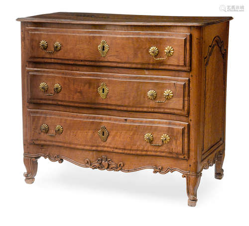 A Louis XV Walnut Commode  18th century