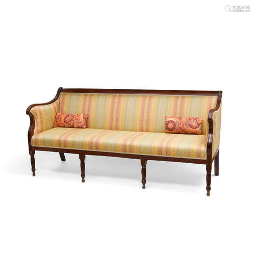 A George III Mahogany Sofa  Early 19th century