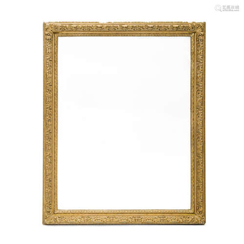 A Rococo Style Gold Painted Mirror