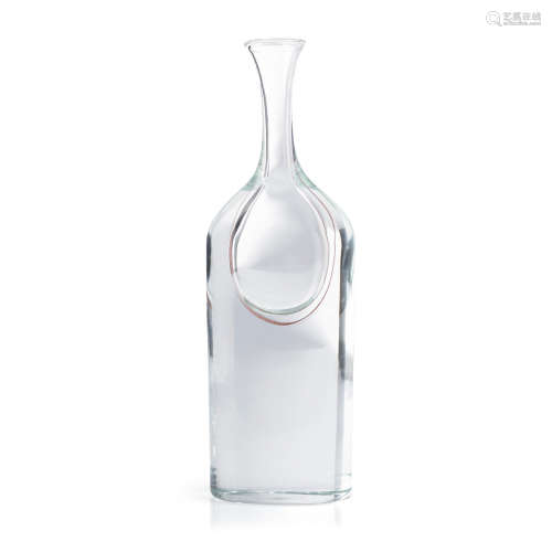 An Antonio Da Ros Sommerso Glass Bottiglia Tipo Sasso Con Collo Corto Vase  1965For Vetreria Gino Cenedese.height 14 1/4in (36.1cm)
