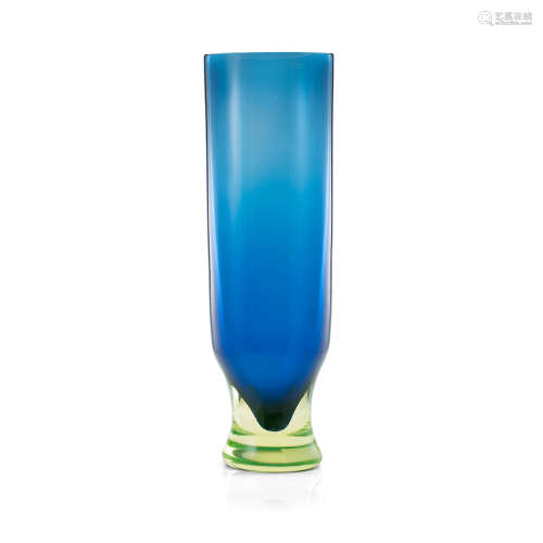 An Antonio Da Ros Sommerso Glass Tulipano Chiuso Vase  1963For Vetreria Gino Cenedese.height 18 1/4in (46.5cm)