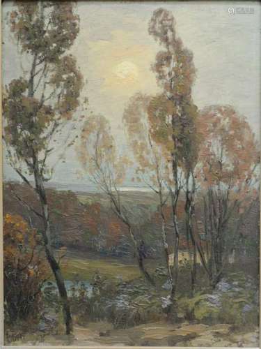 Joseph Archibald Browne (1863-1948), oil on artist