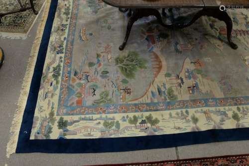 Chinese oriental carpet, 9' 2