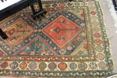 Caucasian Oriental area rug, late 19th century/early