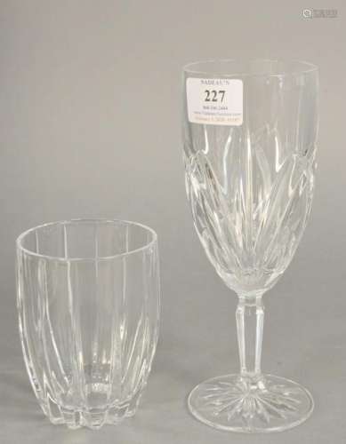 Set of twenty one Waterford marquis, eleven stems and