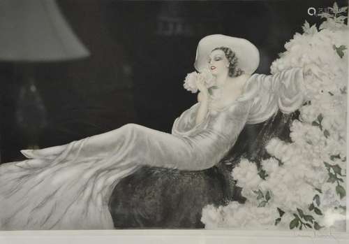 Louis Icart (1888-1950), colored etching sheet, 