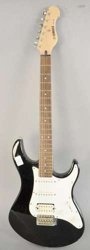 Two Yamaha guitars, Yamaha EG-112 electric guitar,