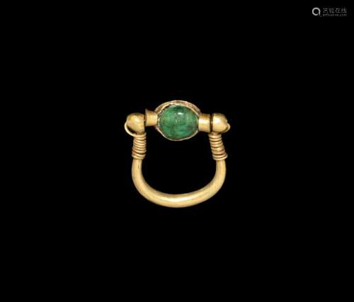 Egyptian Gold Swivel Ring