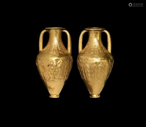 Phoenician Gold Miniature Amphora