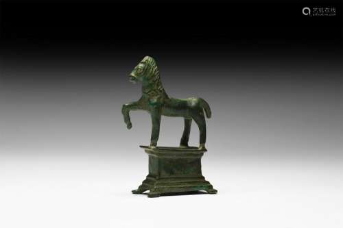 Roman Stepping Horse Statuette