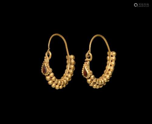 Roman Gold Earring Pair