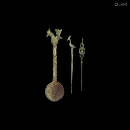 Roman Pin and Spoon Group