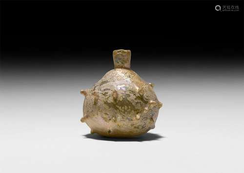 Roman Pinched Glass Vessel