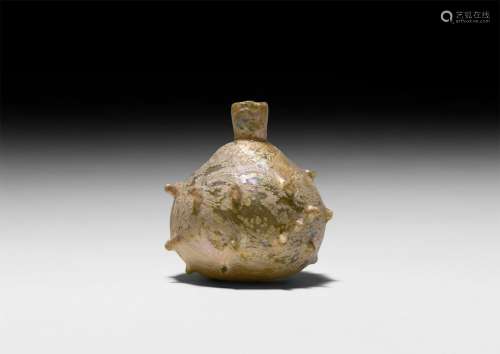 Roman Pinched Glass Vessel