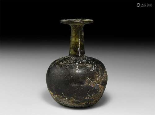 Large Roman Green Glass Vessel