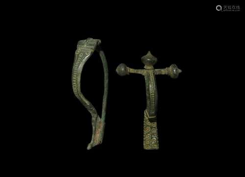 Roman Crossbow and Other Brooch Group