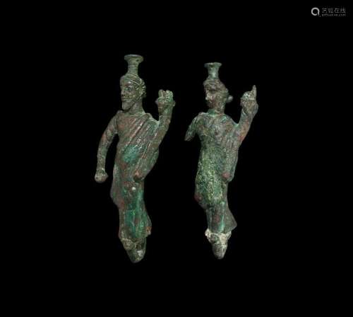 Parthian Fortuna Statuette Pair