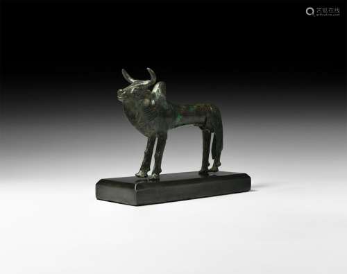 Western Asiatic Standing Bull Statue