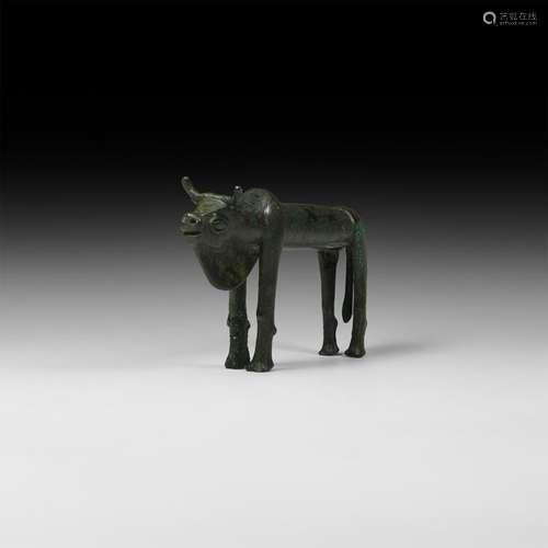 Western Asiatic Standing Bull Statuette