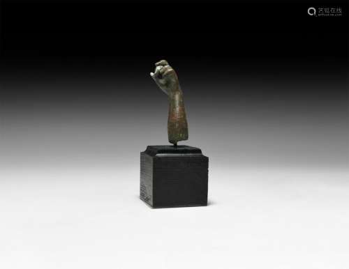 Western Asiatic Inscribed Statuette Hand