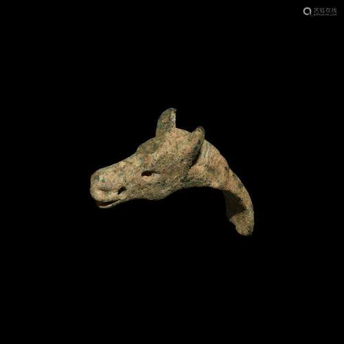 Roman Horse-Head Finial