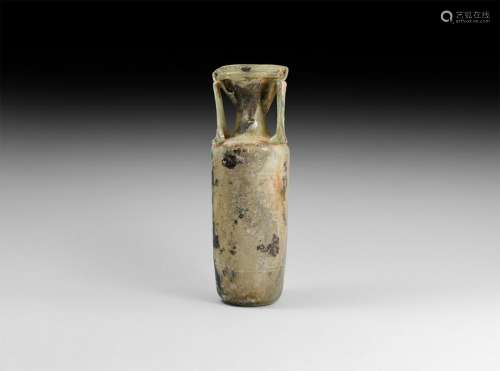 Roman Glass Vase with Handles