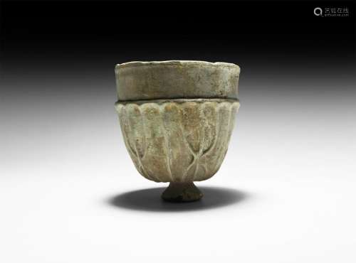 Western Asiatic Sassanian Glass Cup