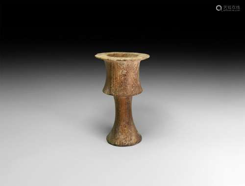 Western Asiatic Bactrian Carved Chalice