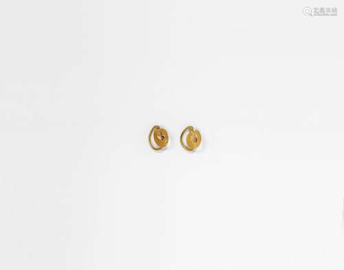 Roman Gold Earring Pair