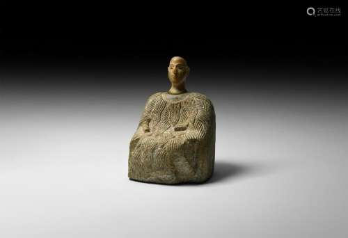 Western Asiatic Bactrian Two-Piece Idol