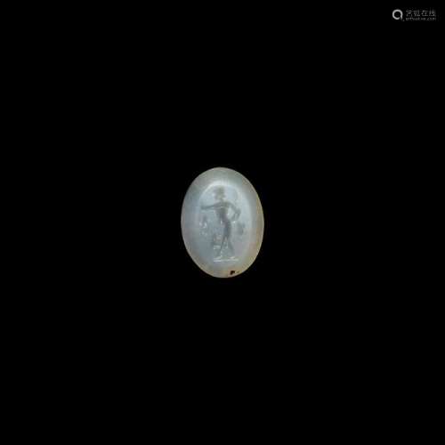 Roman Gemstone with Hunting Satyr