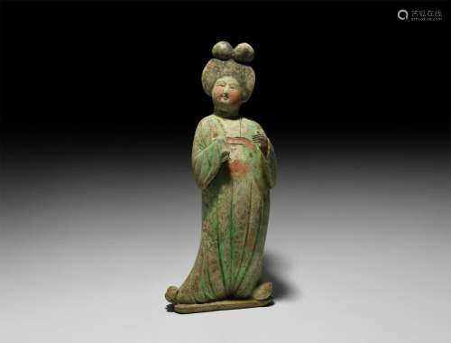 Chinese Tang Fat Lady Figurine