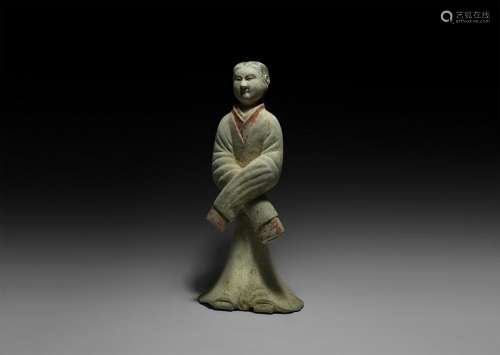 Chinese Han Courtier Figure