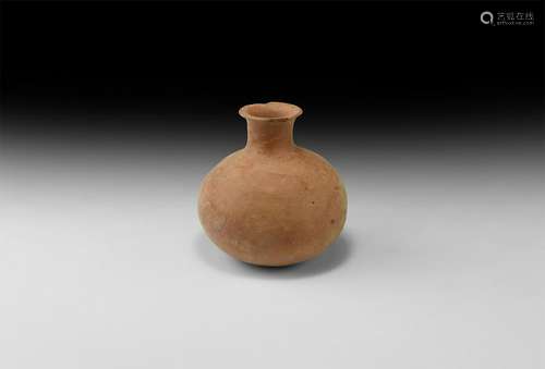 Roman Redware Bottle