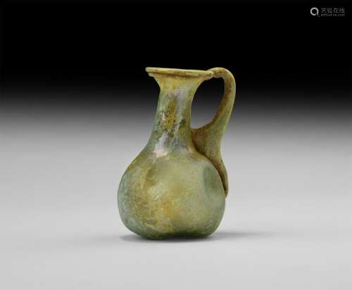 Roman Iridescent Glass Jug