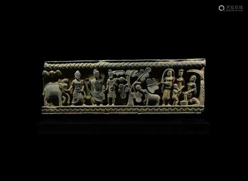 Gandharan Schist Frieze Panel